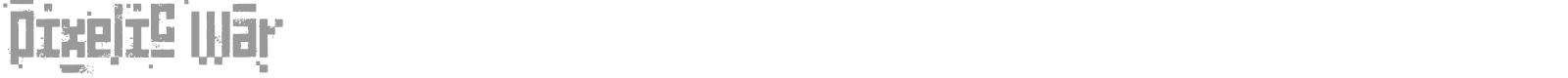 Pixelic War font preview